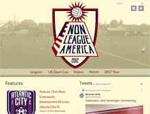 Tablet Screenshot of nonleagueamerica.com